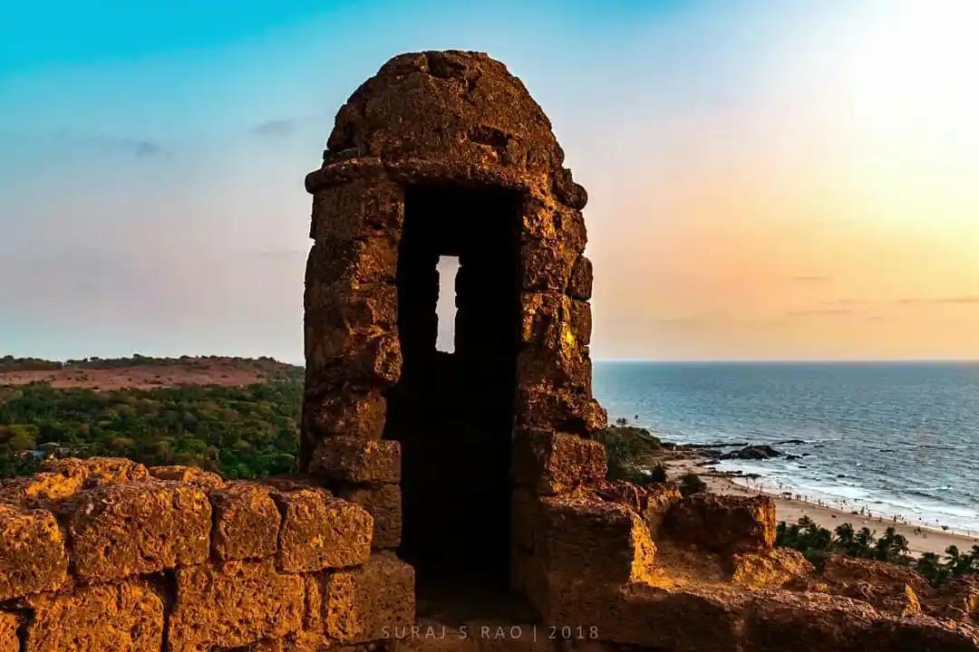 Chapora fort near Anjuna beach North Goa