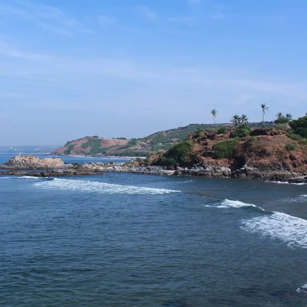 ozran beach near vagator and anjuna in north goa