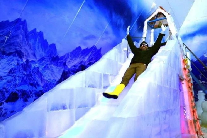 snow park in baga north goa