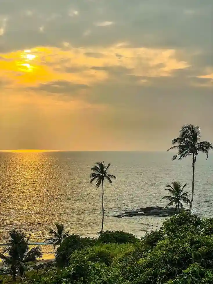 Sunset view point in vagator north goa