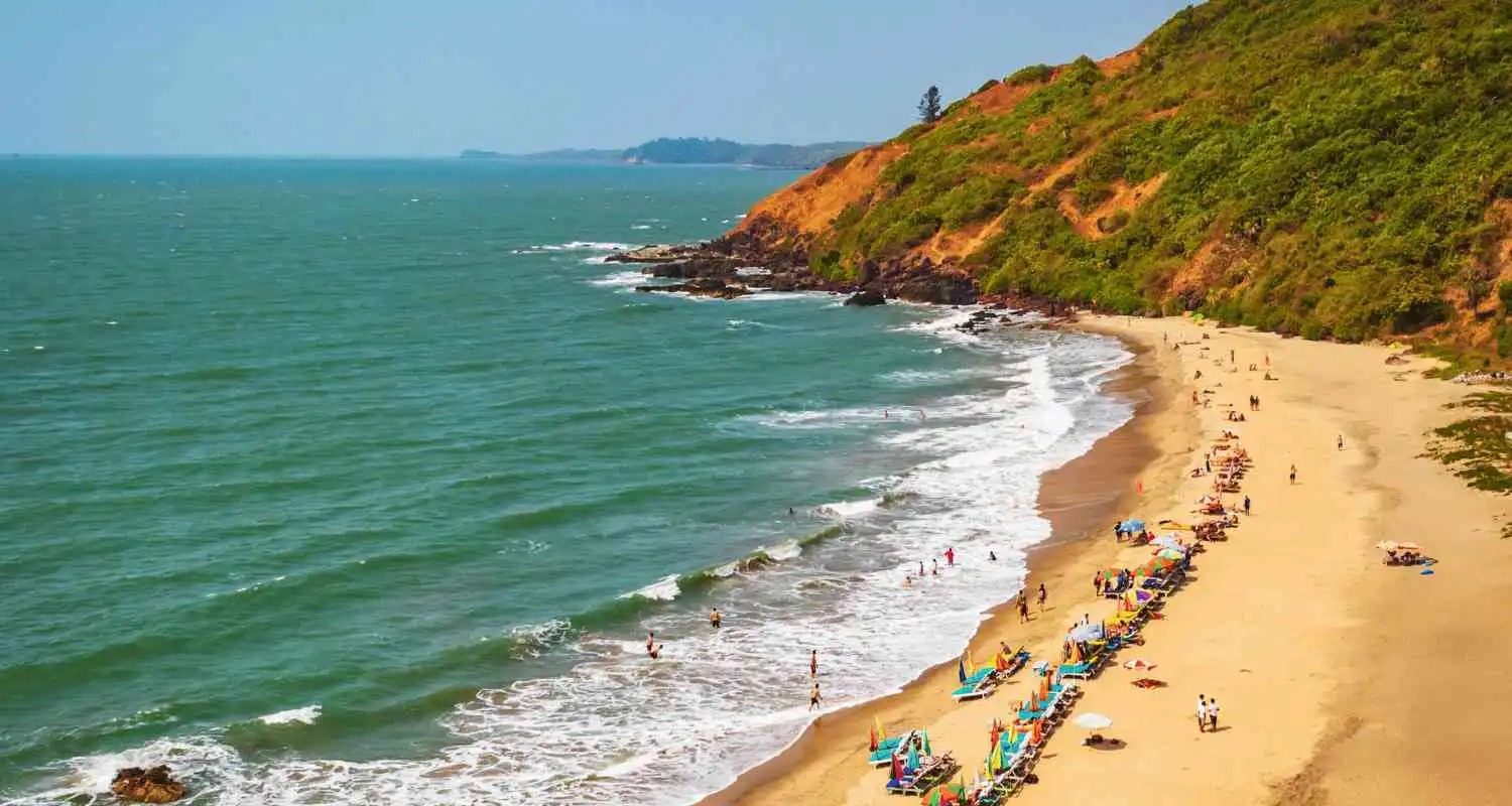 Arambol beach in north goa