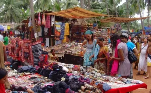 Anjuna Flea Market in North Goa